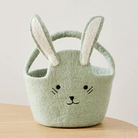 Felt Bunny Easter Bucket | West Elm