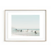 Surf School Framed Wall Art by Minted for West Elm |