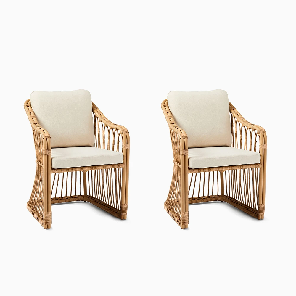 Tulum Indoor/Outdoor Dining Chair (Set of 2) | West Elm