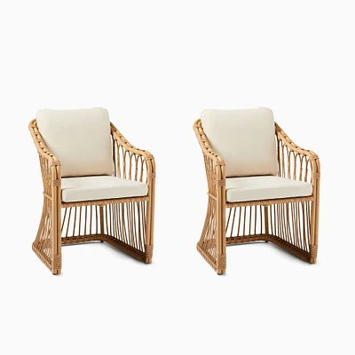 Tulum Indoor/Outdoor Dining Chair (Set of 2) | West Elm