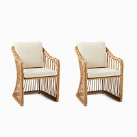 Tulum Indoor/Outdoor Dining Chair (Set of 2) | West Elm