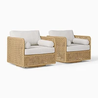 Coastal Outdoor Swivel Chair | West Elm