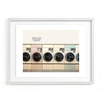 At The Laundromat Framed Wall Art by Minted for West Elm |