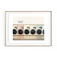 At The Laundromat Framed Wall Art by Minted for West Elm |