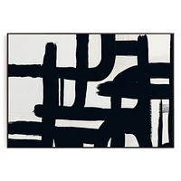 Black and White Series III by Carmen Guedez, Wood Frame, Full Bleed, 24x30