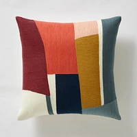 Crewel Geo Pieces Pillow Cover