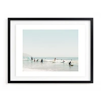 Surf School Framed Wall Art by Minted for West Elm |