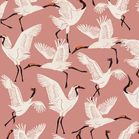 Family of Cranes Wallpaper | West Elm