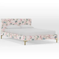 Upholstered Platform Bed - Metal Legs | West Elm