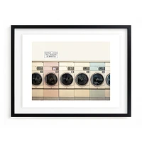 At The Laundromat Framed Wall Art by Minted for West Elm |