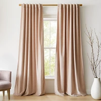 Worn Velvet Curtain | West Elm