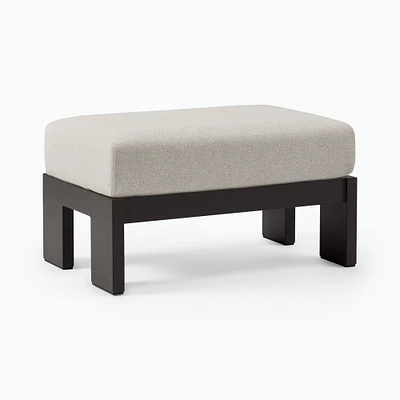 Caldera Aluminum Outdoor Ottoman | West Elm