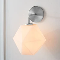 Sculptural Glass Faceted Wall Sconce - Small | West Elm