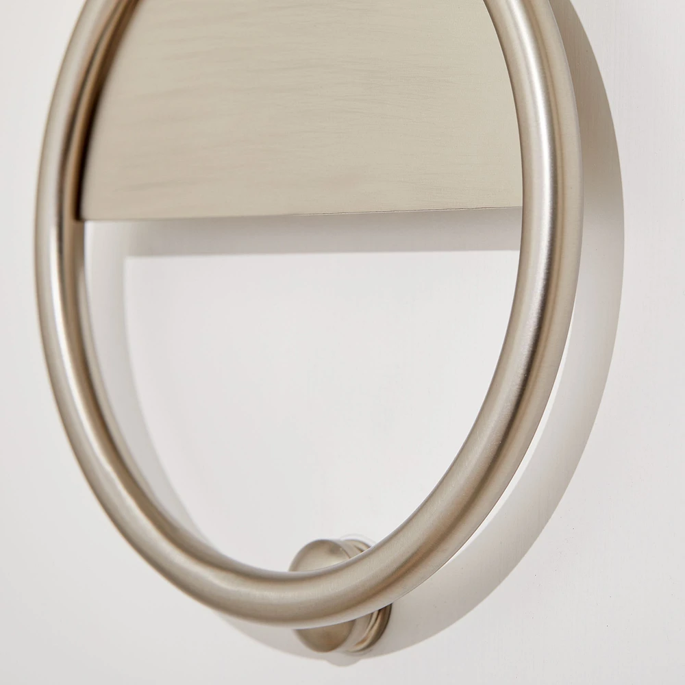 Half Moon Door Knocker - Brushed Nickel | West Elm