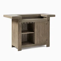 Portside Outdoor Grand Bar w/ Concrete Top | West Elm