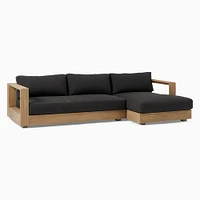 Telluride Outdoor 2-Piece Chaise Sectional (115") | West Elm