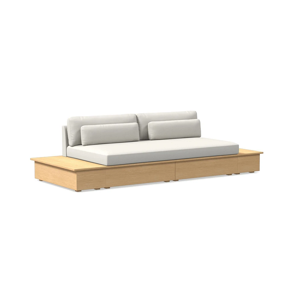 Harwood Storage Sofa w/ 2 Side Tables (111") | West Elm