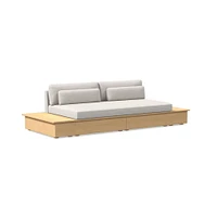 Harwood Storage Sofa w/ 2 Side Tables (111") | West Elm