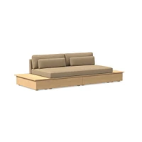 Harwood Storage Sofa w/ 2 Side Tables (111") | West Elm