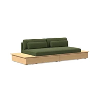 Harwood Storage Sofa w/ 2 Side Tables (111") | West Elm