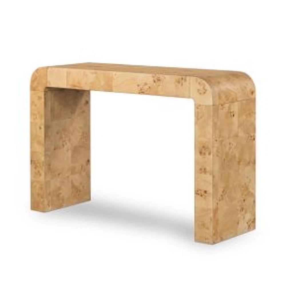 Jenson 45" Console Table, Natural Poplar