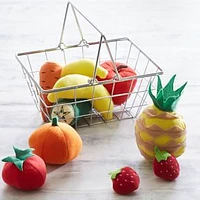 Mini Grocery Basket Set, Fruit, WE Kids