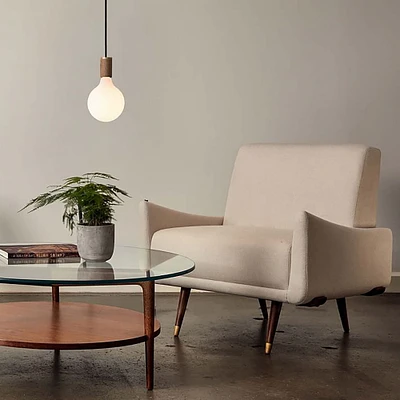 Tala Pendant w/Porc III Bulb | West Elm