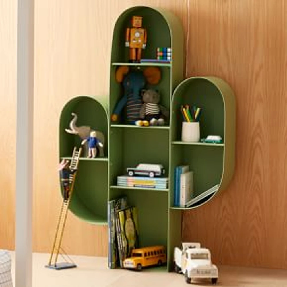 Cactus Bookcase, Sage Green, WE Kids