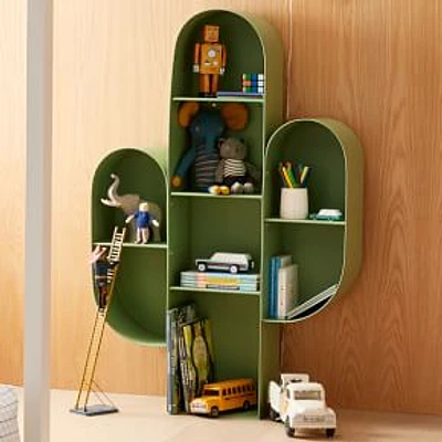 Cactus Bookcase, Sage Green, WE Kids