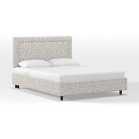 Upholstered Bordered Bed | West Elm