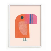 Mod Toucan Framed Wall Art by Minted for West Elm |