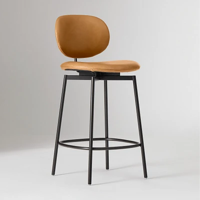 Flynn Leather Bar & Counter Stool | West Elm