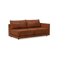 Melbourne RA Chaise, Standard Depth, Saddle Leather, Nut, Concealed Support