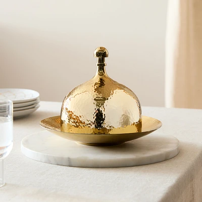 Hammered Brass Date Tray | West Elm