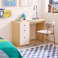 Ziggy Storage Desk Natural/White