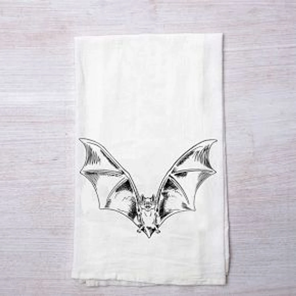 Bat Flour Sack Towel Set of 2