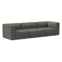 Remi Leather Modular Sofa (72"–108") | West Elm