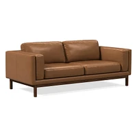 Dekalb Leather Sofa (68"–96") | West Elm