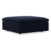 Open Box: Harmony Modular Ottoman, Down, Performance Coastal Linen, Graphite