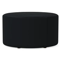 Isla Leather Ottoman | West Elm