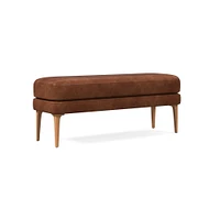 Auburn Leather Bench | West Elm