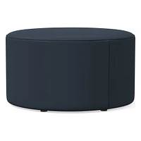 Isla Leather Ottoman | West Elm