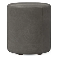 Isla Leather Ottoman | West Elm