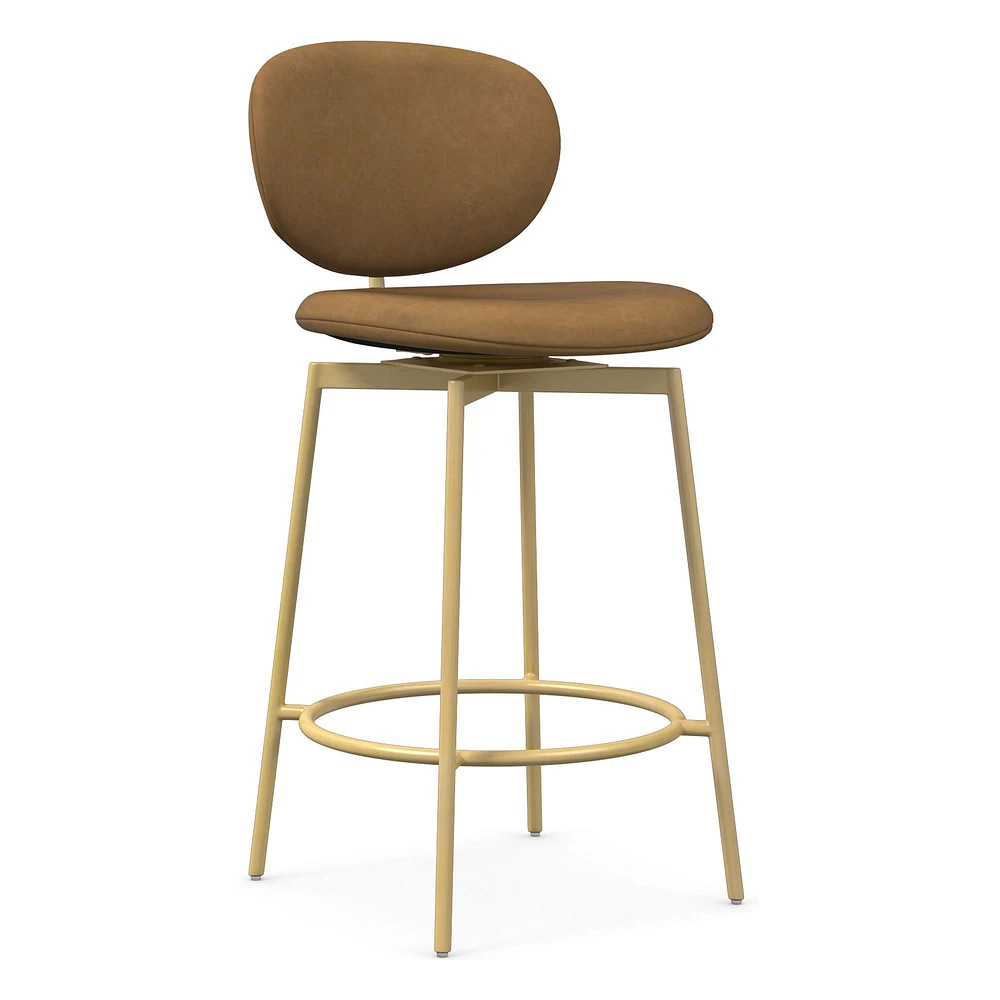 Flynn Leather Bar & Counter Stool | West Elm