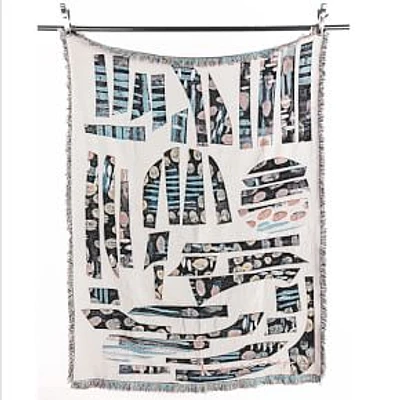 Hieroglyph Throw Blanket, Medium