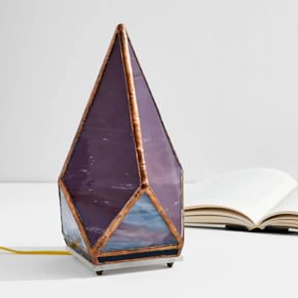 Tabletop Greta Lamp, Amethyst, Small