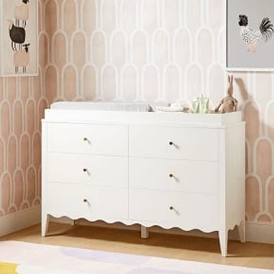 Daisy Dresser  Wide Changing Table Pack We White