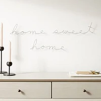 Home Sweet Home Wine Wall Art, Black