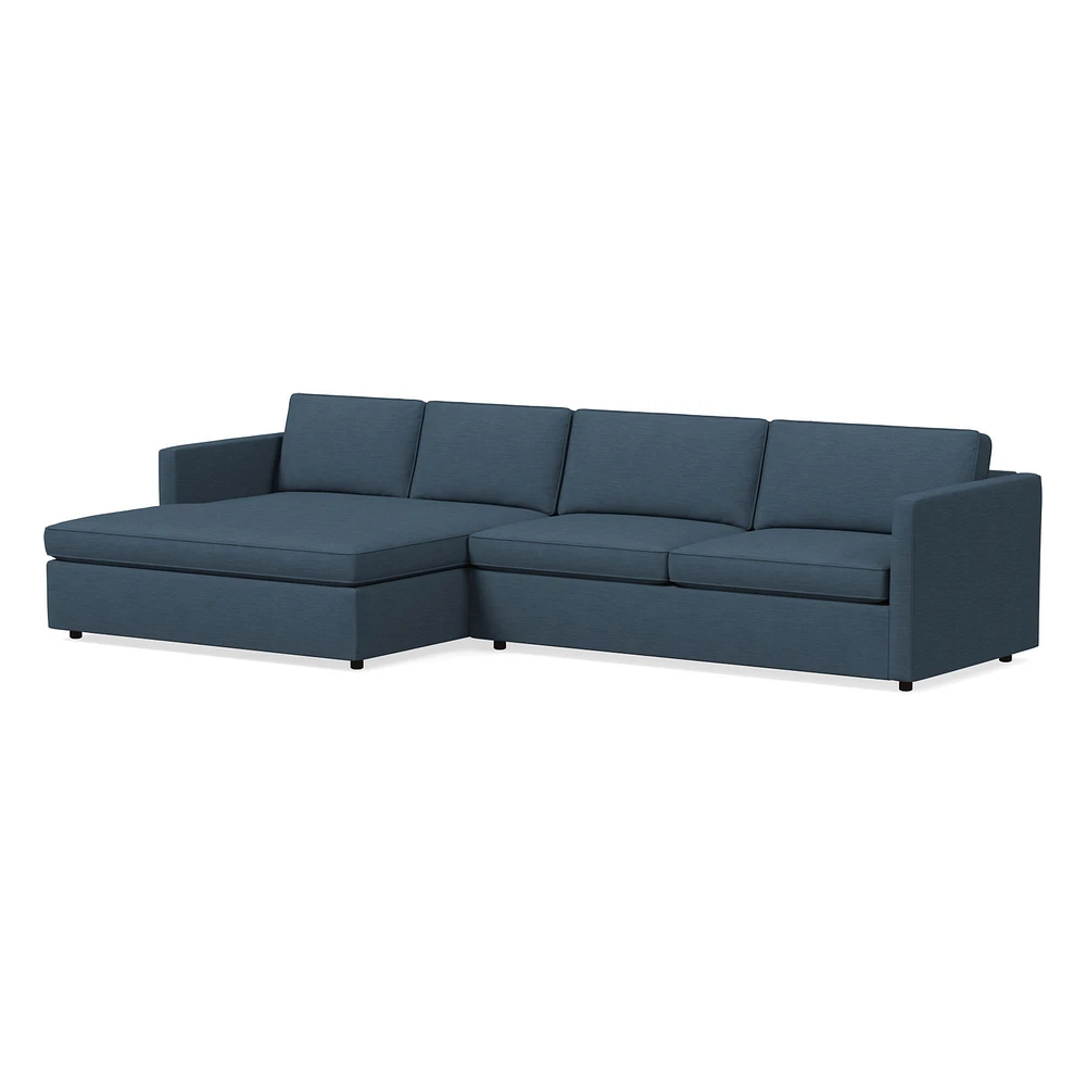 Harris Double Wide Chaise Sectional | Sofa With West Elm