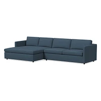 Harris Double Wide Chaise Sectional | Sofa With West Elm